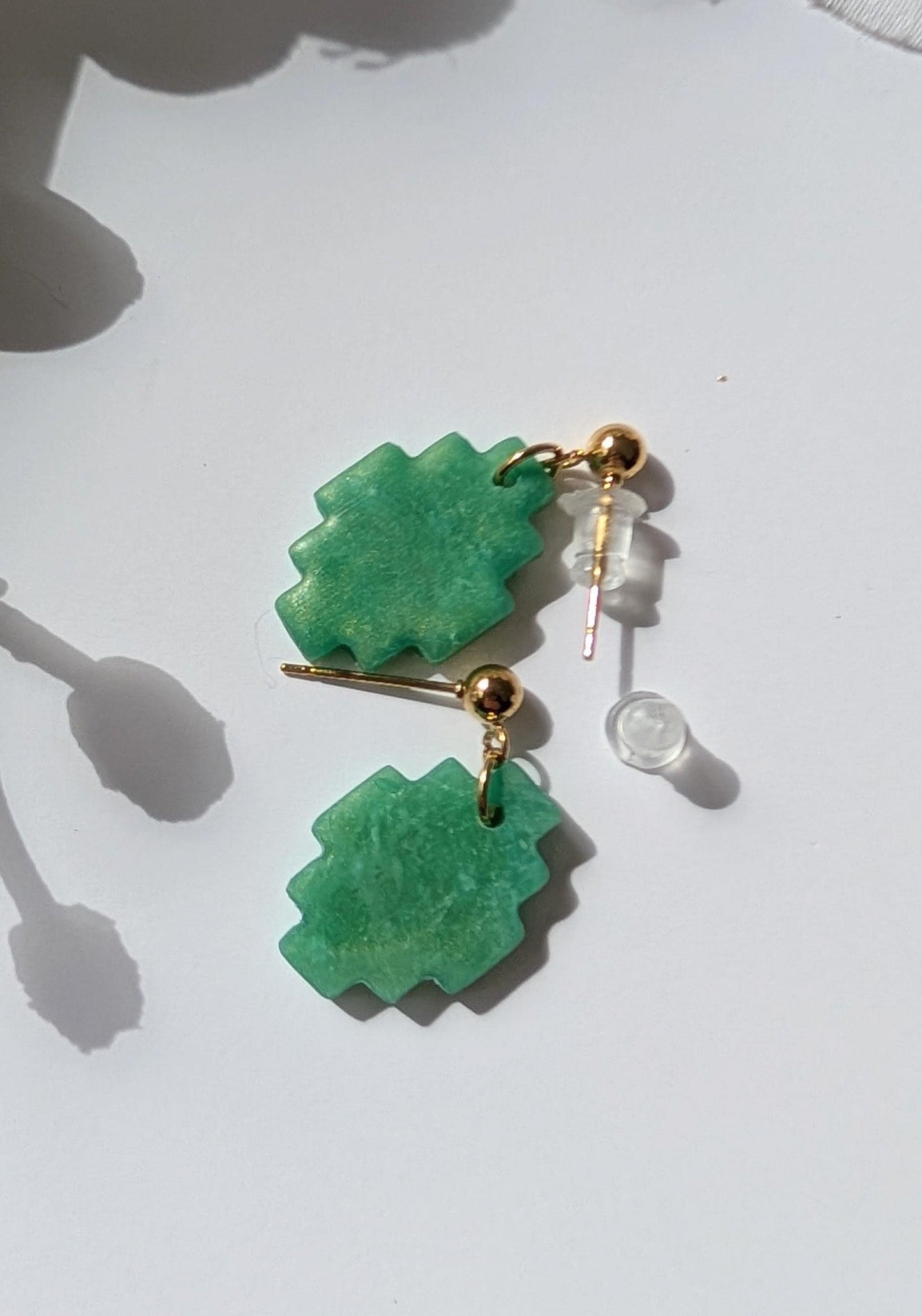 Handmade unisex earrings - Aztec-style tribal earrings - Drop earrings - Available in two colours