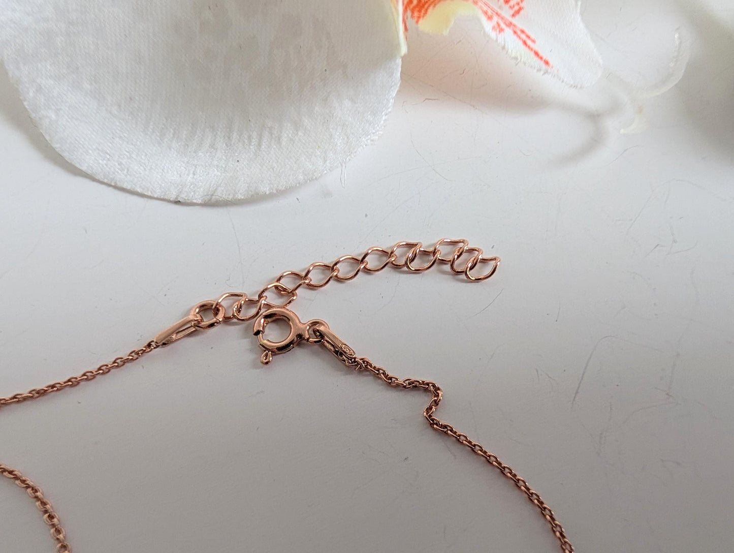 Green and rose gold ethnic bracelet - Aventurine, brass and 925 silver - Approximately  19 cm long - Hypoallergenic